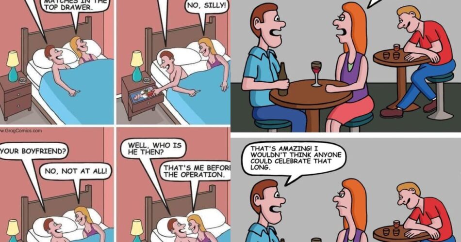 20 Funny Comics That Seem Funny At First But Take An Odd Turn